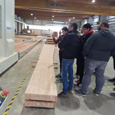 Journée visite d’entreprises du secteur bois et activité karting pour les lycéens