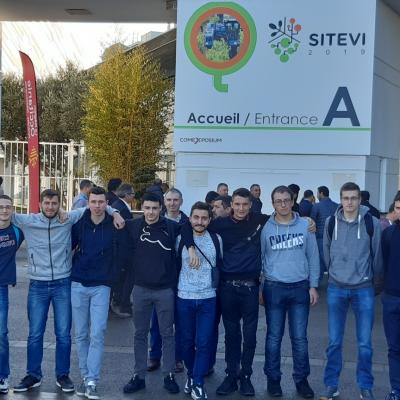 Les BTS Techniques et Services en Matériels Agricoles présents au SITEVI à Montpellier