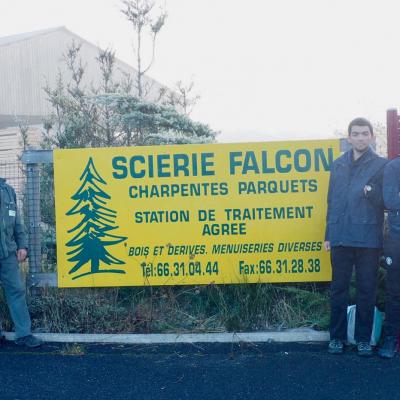 Visite de la scierie Falcon à Saint-Chely d’Apcher